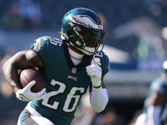 Eagles RB Miles Sanders helps the team romp over the Giants in Week 14.