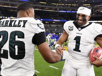 Jalen Hurts Saqon Barkley Philadelphia Eagles