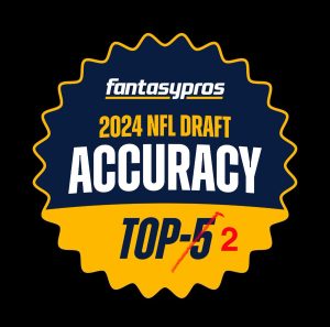FantasyPros Accuracy Award for FullTime Fantasy rankings