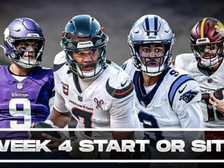 NFL Week 4 Start 'Em Sit 'Em Quarterbacks